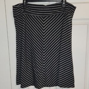 Chevron A-Line Skirt